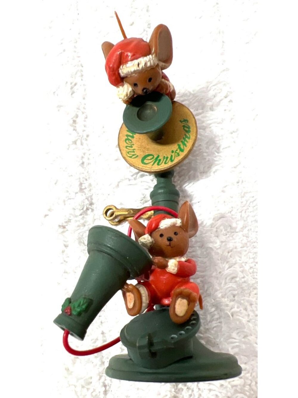 Enesco Calling Home At Christmas Mouse Ornament